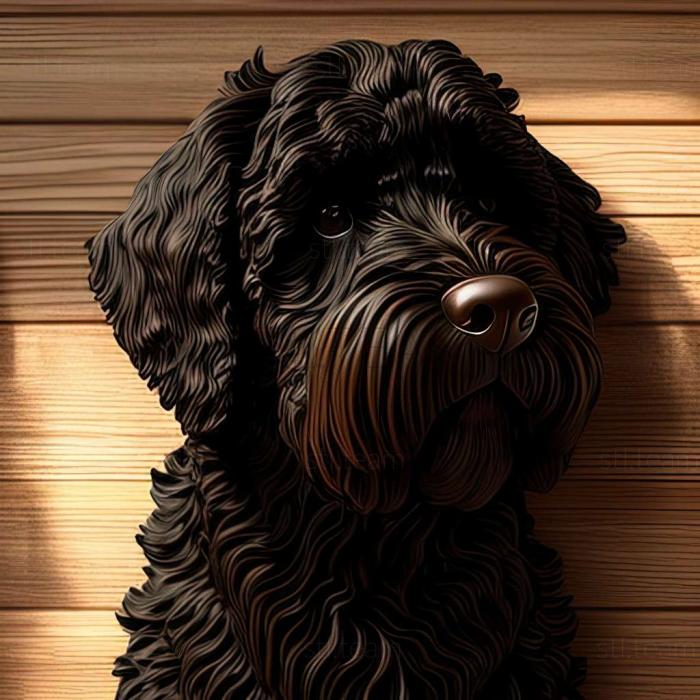 3D model Portuguese Water dog (STL)